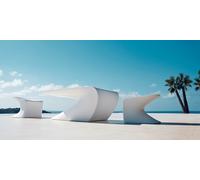 WING - Salon de jardin chez Vondom Blanc