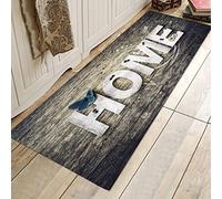 Wingbind Tapis antidérapants à Grandes Portes pour la Maison, Lettres, Tapis, Tapis de Sol, Tapis d'escalier, Salon, Cuisine, Couloir, 1.3x4ft