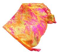 Winged Sirenny Voile en Soie Danse du Ventre, Accessoires Danse Orientale Femme Peint à la Main,Sakura