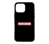 Wingfluencer Cuiseur Amusant d'ailes de Poulet pour Les Amateurs d'ailes de Buffle Coque pour iPhone 16 Pro Max