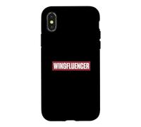 Wingfluencer Cuiseur Amusant d'ailes de Poulet pour Les Amateurs d'ailes de Buffle Coque pour iPhone X/XS