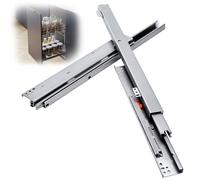 WingFly 1 paire de glissières de tiroir encastrables à montage inférieur pour tiroir de cuisine (30,5 cm)