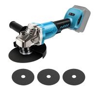 WingFly Meuleuse d'angle pour Makita 18V Batterie, Meuleuse Professionnelle Angulaire Sans Fil, 125 mm, Moteur Sans Balais, Protection de Disque, pour Couper, Meuler, Polir