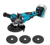 WingFly Meuleuse d'angle Sans Fil pour Makita 18V Batterie, Meuleuse Professionnelle Angulaire, 125 mm, Moteur Sans Balais, Protection de Disque, pour Couper, Meuler, Polir