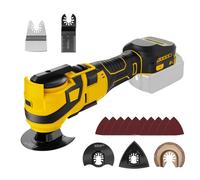 WingFly Outil Multifonction Sans fil pour Dewalt 18 V, 20 V, Outil Multifonction Oscillant 6 Vitesses Réglables (Vitesse d'oscillation 10000-20000 tr/min Sans Batterie ni Chargeur)