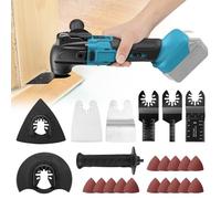 WingFly Outil Multifonction Sans fil pour Makita 18V Batterie, Outil Multifonction Oscillant 6 Vitesses Réglables (Vitesse d'oscillation 8500-21000 tr/min Sans Batterie ni Chargeur)