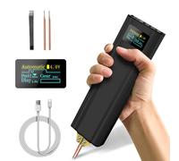 WingFly Soudeur par Points - Mini Soudeuse par Points avec Batterie 5,0 Ah pour Feuilles de 0,1-0,2 mm Nickel, Fer, Acier Inoxydable, Spot Welder avec 80 Vitesses réglables