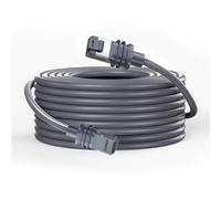 WingFly Starlink Gen 3 Câble d'extension Starlink pour Starlink Standard Actuated Gen 3 / Satellite V3 Câble de rechange pour Ethernet Starlink Gen 3 Gris étanche (30 m)