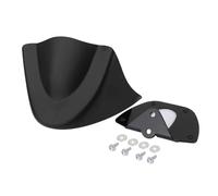 Winglet Aérodynamique Becquet Menton Avant pour Dyna Fat Bob Streetbob Wide Glide FXD 2006-2017, Couvercle Carénage Barrage d'air Inférieur Noires(Noir Mat)