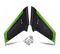 Winglet aérodynamique côté vent aileron Compatible avec 899 959 1199 1299 848 1098 V2V4 couvercle d'aile de protection de carénage avant(Green)