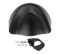 Winglet Aérodynamique pour Dyna Fat Bob FXD FXDF 2006 2007 2008 2009 2010 2011-2017 1 Ensemble Couvercle Carénage Barrage d'air Becquet Menton Avant Moto(Noir Mat)