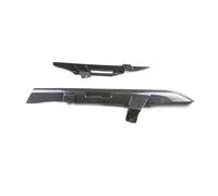 Winglet Aileron Kit Carénage Réservoir Et Selle Moto en Fibre Carbone pour Sportster S 1250 RH1250S 2021-2024, Accessoires Capot Protection Spoilers Moto(Chain Guard)