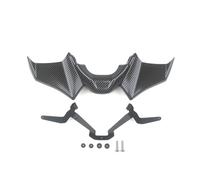 Winglet Aileron Kit D'aileron Aérodynamique Avant Noir pour MT 07 2021 2022 2023 Accessoires Moto Spoilers Moto(Fibre de Carbone)