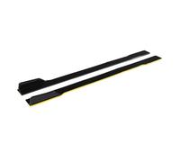 Winglet Wings Jupes Latérales pour Voitures Extensions Jupe Latérale Voiture 2m pour Benz W205 W204 W203 W211 W212 W213 W117 C117 W176 pour AMG pour GTR Becquet Séparateur À Bascule(Jaune)