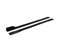 Winglet Wings Jupes Latérales pour Voitures Extensions Jupe Latérale Voiture 2m pour Benz W205 W204 W203 W211 W212 W213 W117 C117 W176 pour AMG pour GTR Becquet Séparateur À Bascule(Blanc)