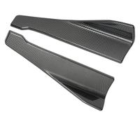 Winglet Wings Jupes Latérales Pour Voitures Jupes Latérales Pare-choc Arrière Voiture 2 Pièces Séparateurs D'ailerons Aileron Tablier Canards Diffuseur Garde-boue Pour Mitsubishi 3000GT(Fibre de carbo