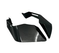 Winglets Carénage Moto Kit d'ailes aérodynamiques universelles pour Moto, carénage à ailettes Fixes Aileron Avant Moto(Carbon)