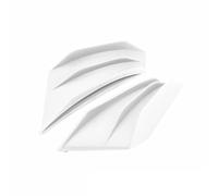 Winglets Carénage Moto Lot de 2 ailerons aérodynamiques universels pour Moto avec Autocollant décoratif Aileron Avant Moto(Lvory)