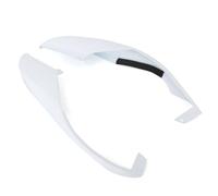 Winglets Carénage Moto pour Kawasaki pour ZX4R pour ZX25R 2020-2025 Aileron Arrière De Moto, Aileron Arrière, Carénage Aérodynamique Aileron Avant Moto(White)