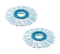 WinGluge 2 Pièces Têtes de Rechange Compatible avec Leifheit Clean Twist Disc Mop, Balai Serpillère Franges de Remplacement en Microfibres, pour Les Nettoyage Particules de Saleté, Lavage Sol