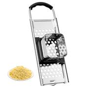 WinGluge Râpe à spätzle, Eminceur de Spätzles Avec Glissière pour la Pâte, Spätzlehobel en Acier Inoxydable, Passoire à Spätzle Passe au Lave-Vaisselle, pour Spaghetti, des Boulettes, des Pâtes