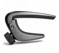 WiNGO Capodastre Guitare, Pro Capo de Guitare en alliage avec bouton de réglage à vis pour 6 cordes guitare acoustique et électrique, ukulélé, basse et banjo- Noir.