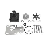 WINGOGO 6AH-W0078-02-00 avec boîtier de pompe à eau et kit de réparation de turbine pour hors-bord Yamaha 15 20 HP F15 F20 4 temps Pièces de moteur de bateau remplacement Sierra 18-3479 6AH-W0078-00