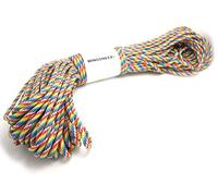 WINGONEER Corde Parachute 100 FT 7 Noyau 550 Paracorde Nylon Strand Paracord Camping 30 Mètre (Arc en Ciel)