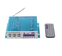 WINGONEER Mini Bluetooth Salut-FI Stereo Audio AMP Amplificateur Basse Booster MP4 12V Soutien FM / MP3 / TF/USB/DVD pour Auto Moto Car Auto CD DVD