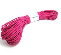 WINGONEER réfléchissant Corde Parachute 100 FT 7 Noyau 550 Paracorde Nylon Strand Paracord Camping 30 Mètre (Rose Rouge)