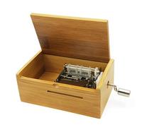 Wingostore Boîte à Musique à Mouvement 15 Notes avec kit d'outils (with Bamboo Box)