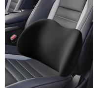 WINGOT Appui-tête et Coussin Lombaire Siège Voiture pour Nissan Qashqai J11 2016 2017 2018, Aide à Corriger Posture Assise, soulager Les douleurs au Cou, au Dos,Black- Lumbar Cushion