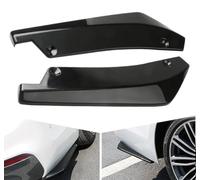 WINGOT Diffuseur lèvre Pare-Chocs arrière Voiture pour Audi A1 S-Line A1 Sportback S A2 A3 S-Line 8P 8V A3 1995-2024, 2PCS Protecteur Canard séparateur Jupe d'aile latérale Automatique,Black