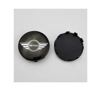 (WINGS) 4pcs 56mm noir rouge voiture roue centre cache logo enjoliveurs badge accessoires Mini Cooper S