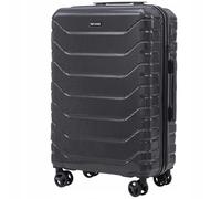 Wings Crake Petite valise de cabine de 50,8 cm, bagage à main pour avion, 4 roues pivotantes, 100 % polycarbone indestructible, noir, Noir , s, Valise