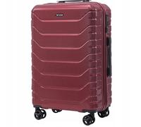 Wings Crake Petite valise de cabine de 50,8 cm, bagage à main pour avion, 4 roues pivotantes, 100 % polycarbone indestructible, rouge, rouge, s, Valise