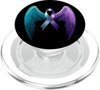Wings for Suicide Prevention Awareness & Support en santé mentale PopSockets PopGrip pour MagSafe
