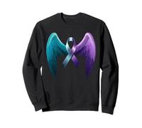 Wings for Suicide Prevention Awareness & Support en santé mentale Sweatshirt