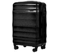 WINGS Lot de 3 Bagages VULTURE Polycarbonate Léger et Durable Ensemble de Bagages avec Serrure TSA 4 Roues 360° Poignée Télescopique Tailles S M L, noir, M, Mallette