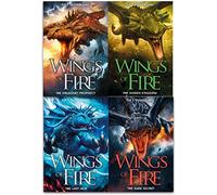 Wings of Fire Collection Tui T. Sutherland 4 Books Set (The lost heir, The hidden kingdom, The dragonet Prophecy, The Dark Secret)