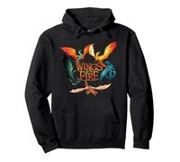 Wings of Fire Dragon Circle Sweat à Capuche, Unisexe pour Adultes, Noir, XL