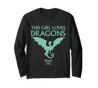 Wings of Fire Girl Loves Dragons Manche Longue