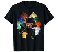 Wings of Fire T-Shirt Graphic Tee Mens Shirt Black S