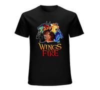 Wings of Fire T-Shirt Graphic Tee Unisex Tee Men's Man Black S
