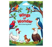 Wings of Wonder: Bird Coloring Book: A Bird Coloring Book for Kids Ages 4-10