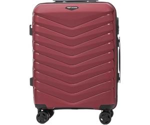 WINGS PHOENIX Set de valises S M L - Polypropylène rigide - 4 roulettes à 360° - serrures à combinaison - Valise de voyage légère et spacieuse à roulettes, Rouge, S, Mallette