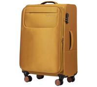 Wings Tern Valise à coque souple moyenne 24" jaune, 4 roues, serrure à combinaison, poids léger 2,4 kg, jaune, 67x42x25, Valise