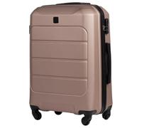 Wings Valise à coque rigide légère à roulettes avec serrure et roulettes, doré, 64,5x43x25, Valise