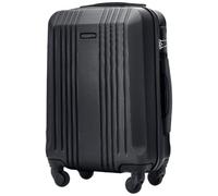 Wings Valise à coque rigide légère à roulettes avec serrure et roulettes, gris, 56x37,5x21,5, Valise