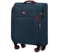 Wings Valise cabine 20" bleue, 42 l, légère, 4 roulettes, poignée télescopique, S, bleu, 56,5x39,5x22, Valise